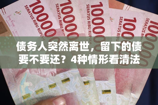 济南债务人突然离世，留下的债要不要还？4种情形看清法律判决
